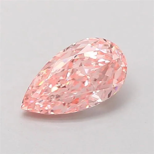 0.98ct Pear Lab Grown Diamond (Colour Fancy Intense Pink, Clarity VS2, IGI Certified)