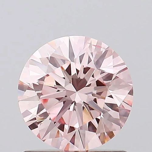 0.99ct Round Lab Grown Diamond (Colour Fancy Intense Pink, Clarity VS2, Cut ID, IGI Certified)