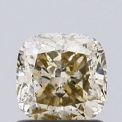 1.00ct Cushion brilliant Natural Diamond (Colour Fancy Yellow, Clarity SI2, Uncertified)