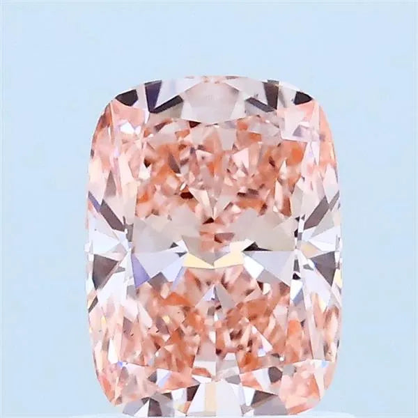 1.00ct Cushion modified Lab Grown Diamond (Colour Fancy Vivid Pink, Clarity VS2, IGI Certified)