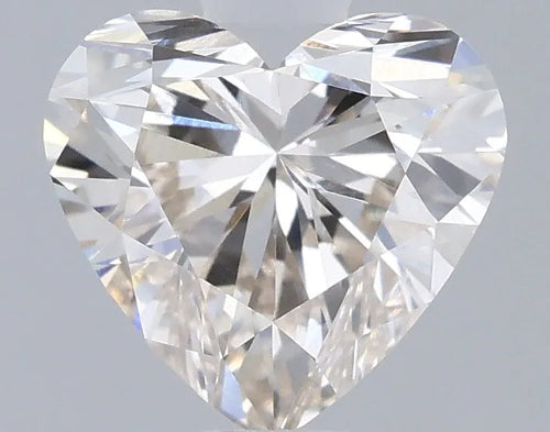1.00ct Heart Lab Grown Diamond (Colour Champagne, Clarity VS1, Cut EX, Uncertified)