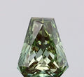 1.00ct Hexagonal Lab Grown Diamond (Colour Fancy Vivid Green, Clarity VS1, IGI Certified)