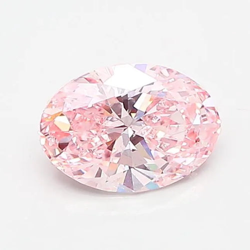 1.00ct Oval Lab Grown Diamond (Colour Fancy Intense Pink, Clarity SI1, IGI Certified)
