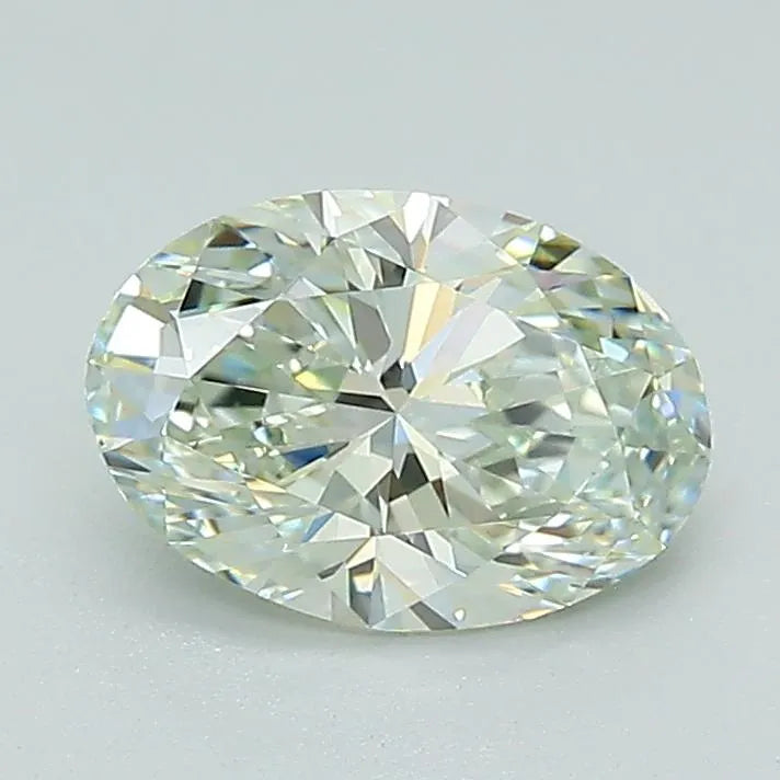 1.00ct Oval Lab Grown Diamond (Colour Fancy Yellow, Clarity VS2, Cut EX, IGI Certified)