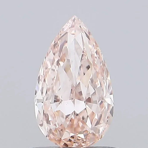 1.00ct Pear Lab Grown Diamond (Colour Fancy Brownish Pink, Clarity VS1, IGI Certified)