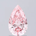 1.00ct Pear Lab Grown Diamond (Colour Fancy Vivid Pink, Clarity VS1, IGI Certified)