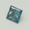 1.00ct Princess Lab Grown Diamond (Colour Fancy Deep Greenish Blue, Clarity VS2, IGI Certified)