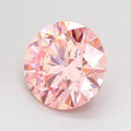 1.00ct Round Lab Grown Diamond (Colour Fancy Intense Pink, Clarity VS1, Cut ID, IGI Certified)