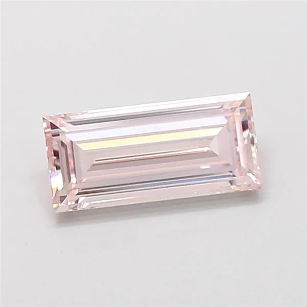 1.01ct Baguette Lab Grown Diamond (Colour Fancy Light Pink, Clarity VVS2, IGI Certified)