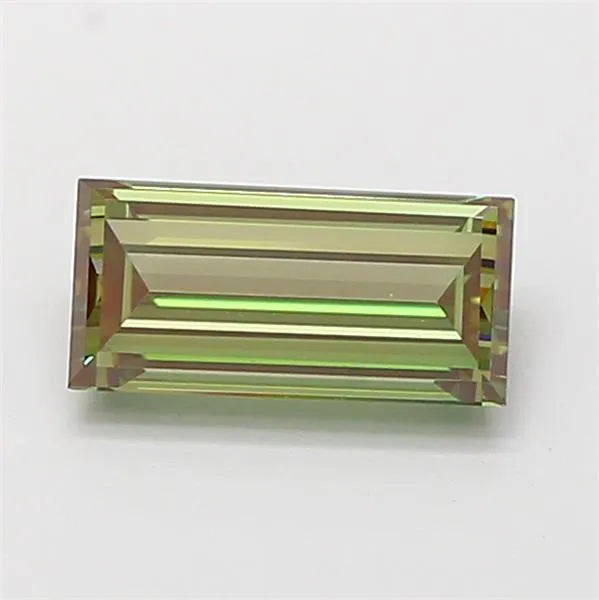 1.01ct Baguette Lab Grown Diamond (Colour Fancy Vivid Green, Clarity VS1, IGI Certified)