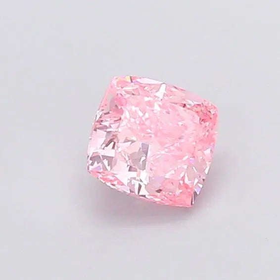 1.01ct Cushion modified Lab Grown Diamond (Colour Fancy Vivid Pink, Clarity VVS2, IGI Certified)