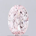 1.01ct Oval Lab Grown Diamond (Colour Fancy Intense Pink, Clarity VS2, IGI Certified)
