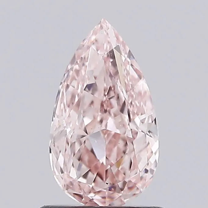 1.01ct Pear Lab Grown Diamond (Colour Fancy Intense Pink, Clarity VS1, IGI Certified)