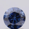 1.01ct Round Lab Grown Diamond (Colour Fancy Deep Blue, Clarity VS2, Cut EX, Uncertified)