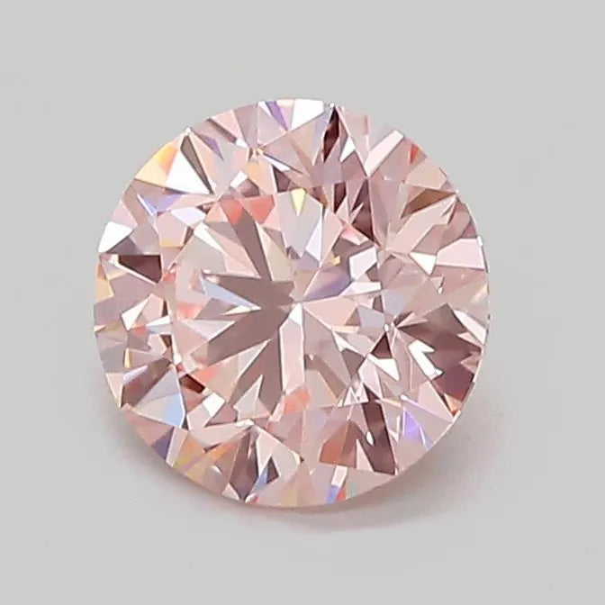 1.01ct Round Lab Grown Diamond (Colour Fancy Intense Pink, Clarity VVS2, Cut ID, IGI Certified)