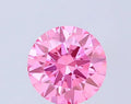 1.01ct Round Lab Grown Diamond (Colour Fancy Vivid Pink, Clarity VS1, Cut ID, IGI Certified)