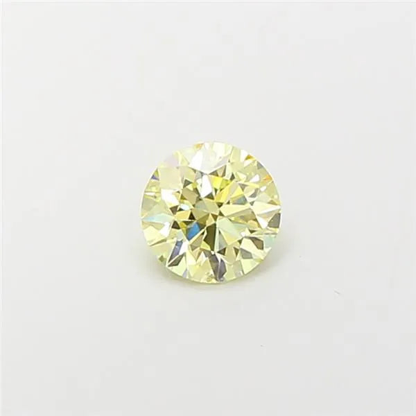 1.01ct Round Lab Grown Diamond (Colour Fancy Yellow, Clarity VS1, Cut ID, IGI Certified)
