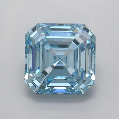 1.02ct Asscher Lab Grown Diamond (Colour Fancy Intense Blue, Clarity VS1, IGI Certified)