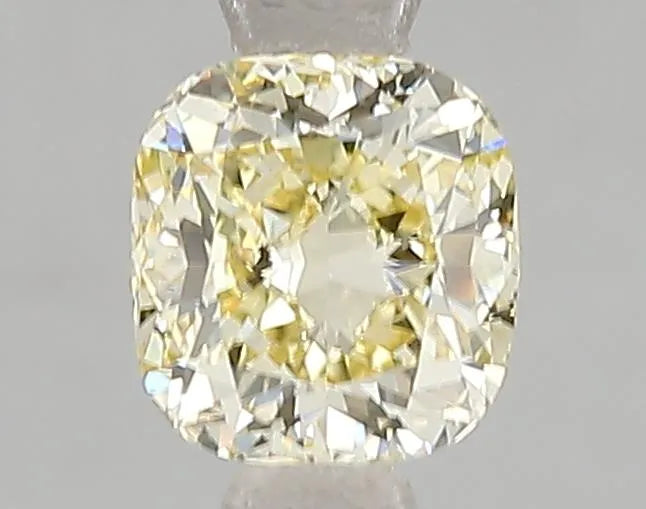 1.02ct Cushion brilliant Lab Grown Diamond (Colour Fancy Light Yellow, Clarity VS2, IGI Certified)