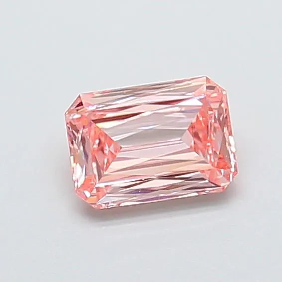 1.02ct Radiant Lab Grown Diamond (Colour Fancy Vivid Pink, Clarity SI1, IGI Certified)