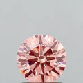 1.02ct Round Lab Grown Diamond (Colour Fancy Intense Orangey Pink, Clarity VVS2, Cut EX, IGI Certified)