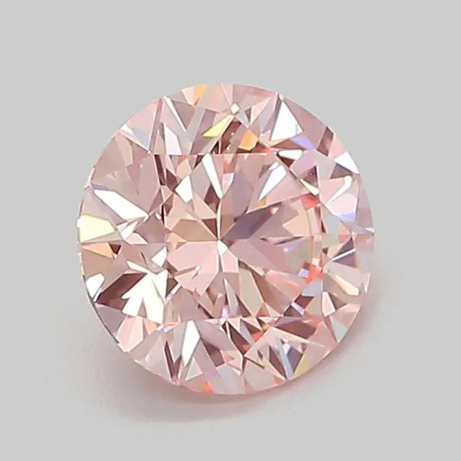 1.02ct Round Lab Grown Diamond (Colour Fancy Intense Pink, Clarity VVS2, Cut ID, IGI Certified)