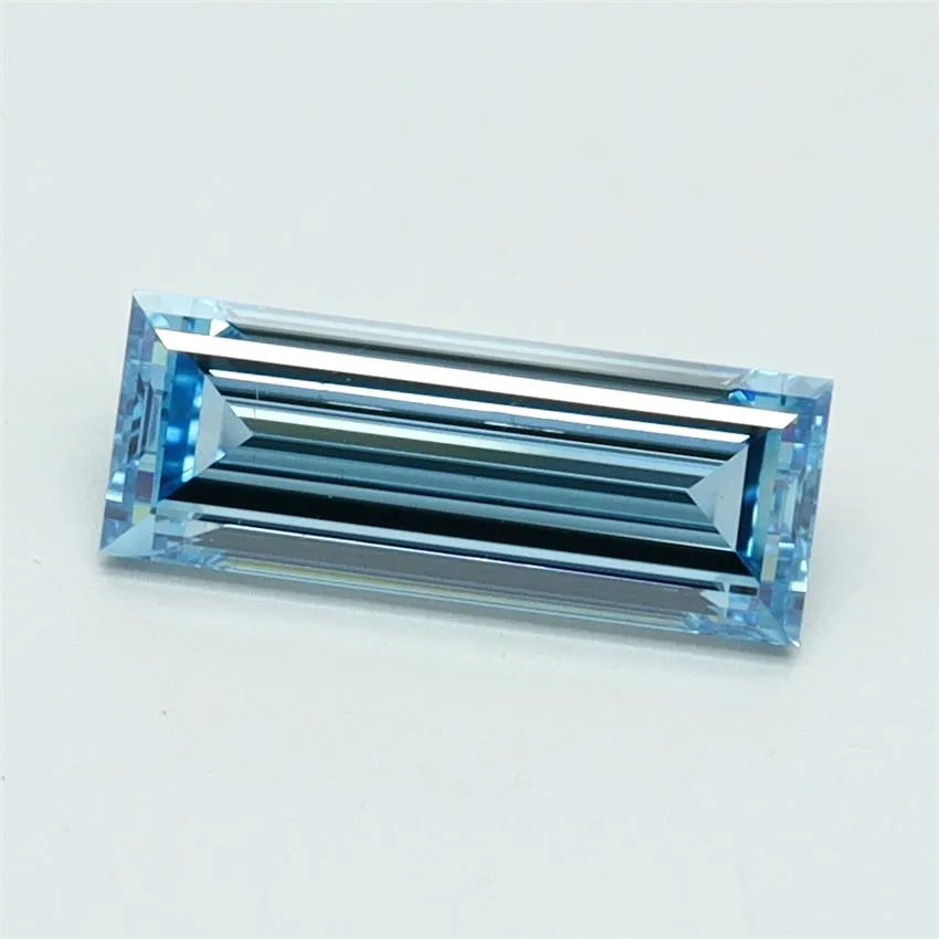 1.03ct Baguette Lab Grown Diamond (Colour Fancy Intense Blue, Clarity VS2, IGI Certified)