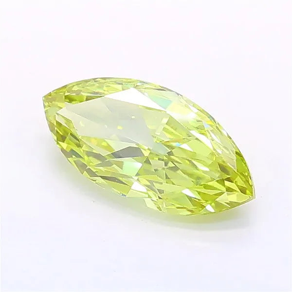 1.03ct Marquise Lab Grown Diamond (Colour Fancy Intense Yellow, Clarity VVS2, IGI Certified)