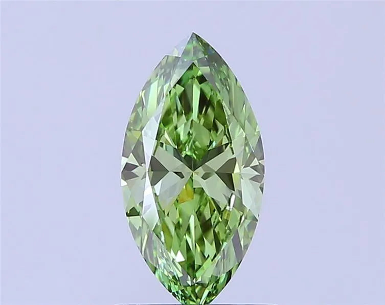 1.03ct Marquise Lab Grown Diamond (Colour Fancy Vivid Green, Clarity VVS2, IGI Certified)
