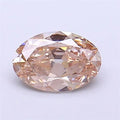 1.03ct Oval Lab Grown Diamond (Colour Fancy Light Brown, Clarity VS1, IGI Certified)