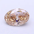 1.03ct Oval Lab Grown Diamond (Colour Fancy Light Brown, Clarity VS1, IGI Certified)