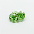 1.03ct Oval Lab Grown Diamond (Colour Fancy Vivid Green, Clarity SI1, IGI Certified)