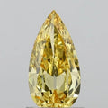 1.03ct Pear Lab Grown Diamond (Colour Fancy Intense Yellow, Clarity VS1, IGI Certified)