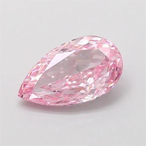 1.03ct Pear Lab Grown Diamond (Colour Fancy Vivid Pink, Clarity VS2, IGI Certified)