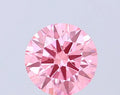 1.03ct Round Lab Grown Diamond (Colour Fancy Vivid Pink, Clarity VS1, Cut ID, IGI Certified)