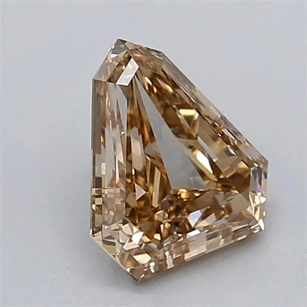 1.03ct Shield Lab Grown Diamond (Colour Very Light Brown, Clarity VVS1, IGI Certified)