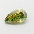 1.04ct Pear Lab Grown Diamond (Colour Fancy Vivid Green, Clarity VS1, IGI Certified)