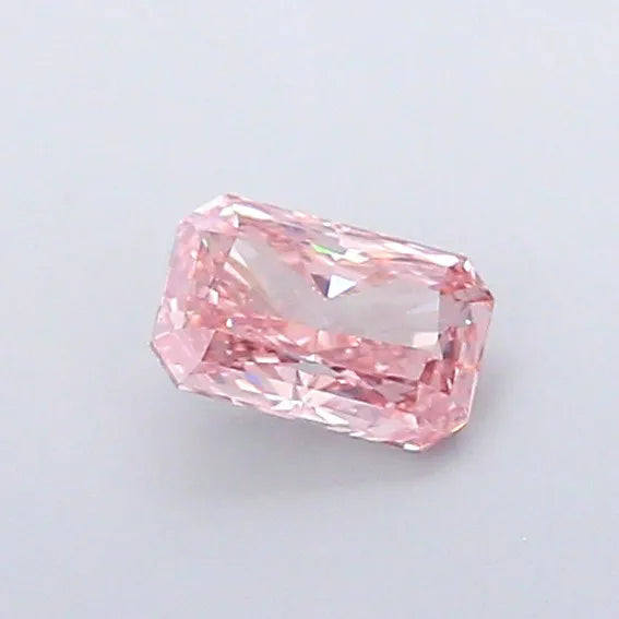 1.04ct Radiant Lab Grown Diamond (Colour Fancy Vivid Brownish Pink, Clarity VS1, IGI Certified)