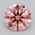 1.04ct Round Lab Grown Diamond (Colour Fancy Vivid Pink, Clarity VS1, Cut ID, IGI Certified)