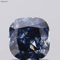 1.05ct Cushion brilliant Lab Grown Diamond (Colour Fancy Vivid Blue, Clarity VS2, Uncertified)