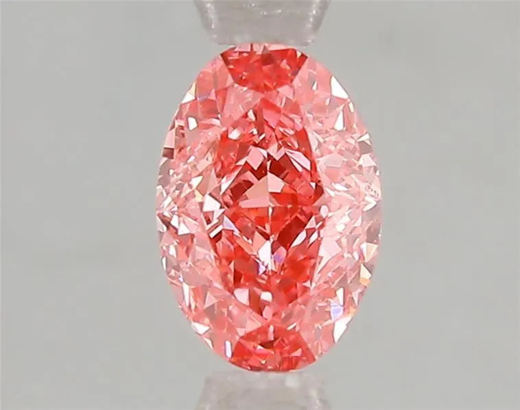 1.05ct Oval Lab Grown Diamond (Colour Fancy Vivid Pink, Clarity VS1, IGI Certified)