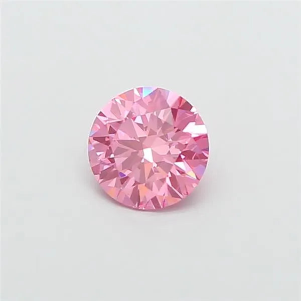 1.05ct Round Lab Grown Diamond (Colour Fancy Vivid Pink, Clarity VS1, Cut ID, IGI Certified)