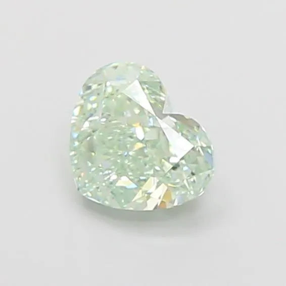 1.06ct Heart Lab Grown Diamond (Colour Fancy Green, Clarity VS1, IGI Certified)