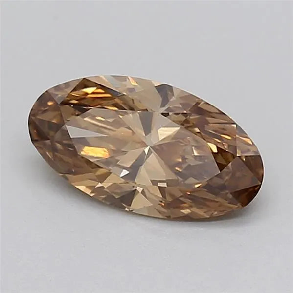 1.06ct Oval Lab Grown Diamond (Colour Fancy Brown, Clarity VS1, IGI Certified)