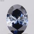 1.06ct Oval Lab Grown Diamond (Colour Fancy Vivid Blue, Clarity VS2, Uncertified)