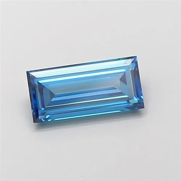 1.07ct Baguette Lab Grown Diamond (Colour Fancy Vivid Blue, Clarity VVS2, IGI Certified)