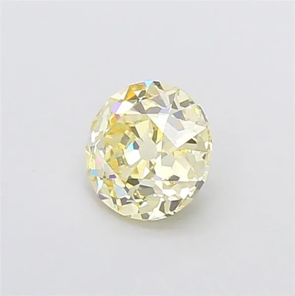1.07ct European cut Lab Grown Diamond (Colour Fancy Light Yellow, Clarity VVS2, IGI Certified)