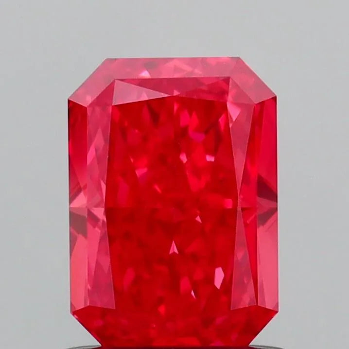 1.07ct Radiant Lab Grown Diamond (Colour Fancy Vivid Red, Clarity VS1, Uncertified)