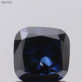 1.08ct Cushion brilliant Lab Grown Diamond (Colour Fancy Deep Blue, Clarity VS1, Uncertified)
