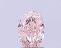 1.08ct Oval Lab Grown Diamond (Colour Fancy Brownish Pink, Clarity VS1, IGI Certified)